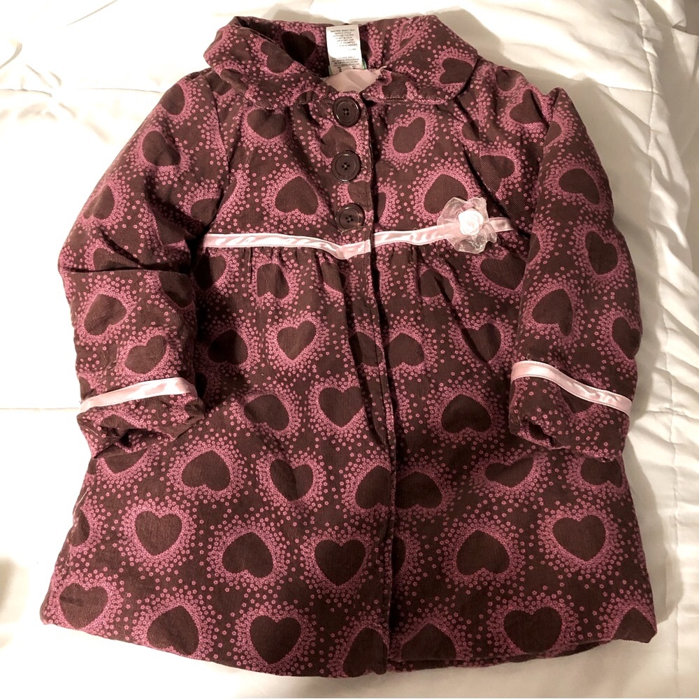 Girls’ size 5/6 lightweight fine wale corduroy coat by Al & Ray 🌻